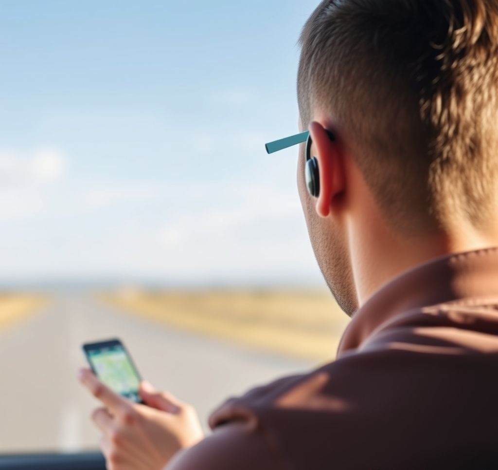 Wireless earbuds used for audio navigation guidance