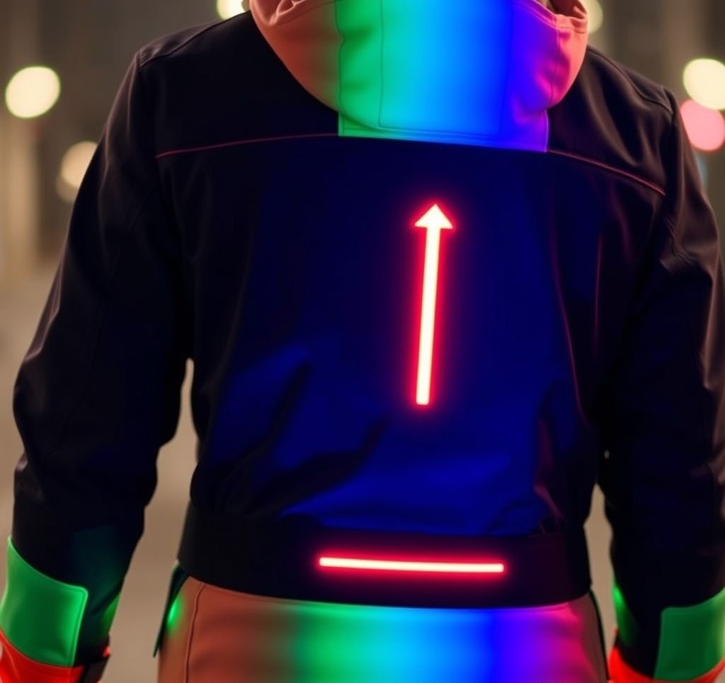 Smart jacket with embedded navigation technology