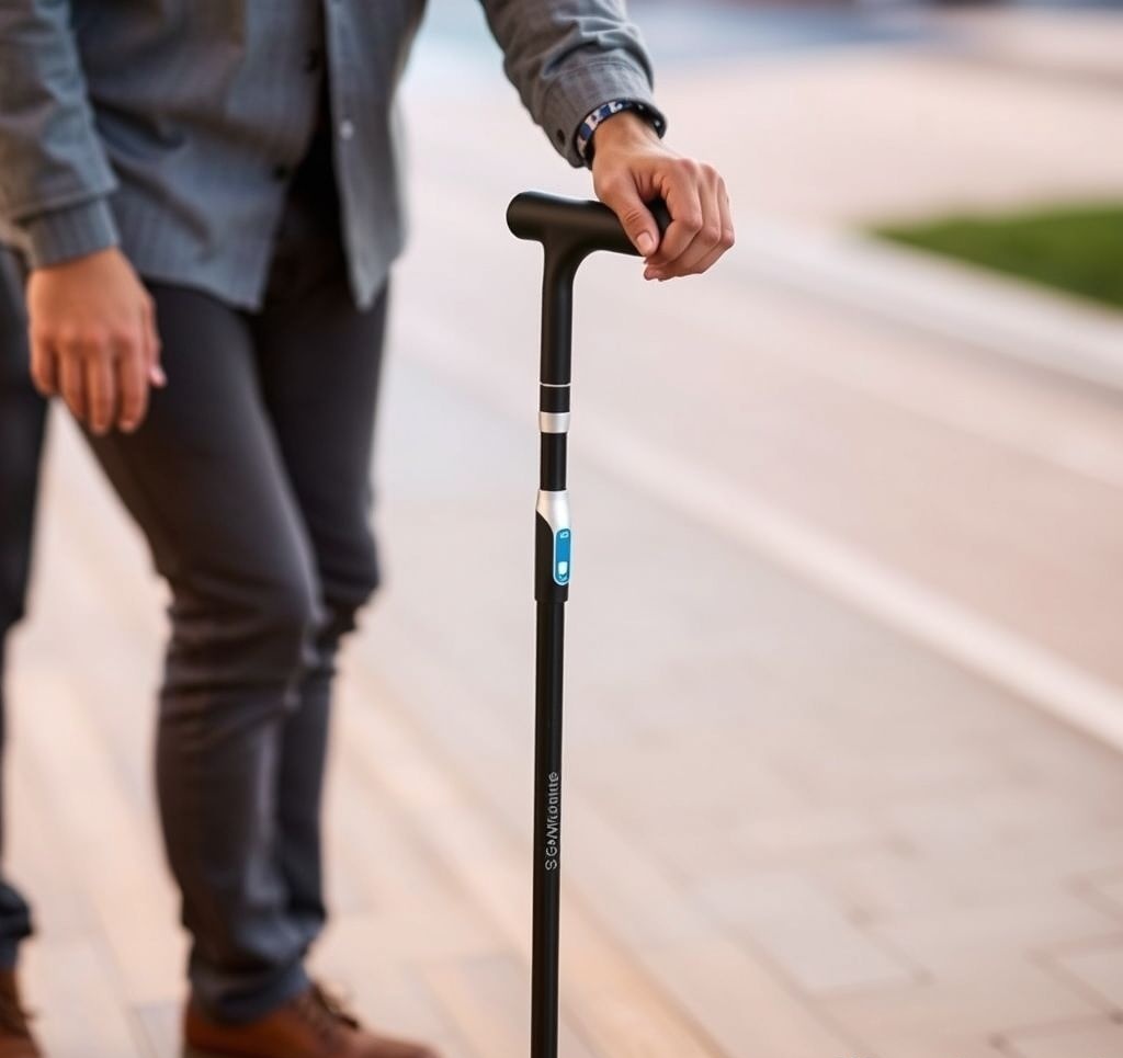WeWALK smart cane with integrated navigation technology